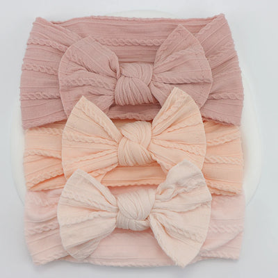 3Pcs/Set Baby Girl Headbands Lot Bows Baby Headband Newborn Gift Elastic Hair Bands Children Turban Kids Infant Hair Accessories