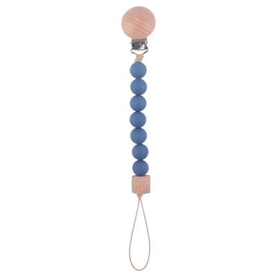 New Baby Products Made of Beech Wood Pacifier Clip To Soothe Silicone Bite Grind Teeth Angle Pacifier Chain Baby Toys Bebes