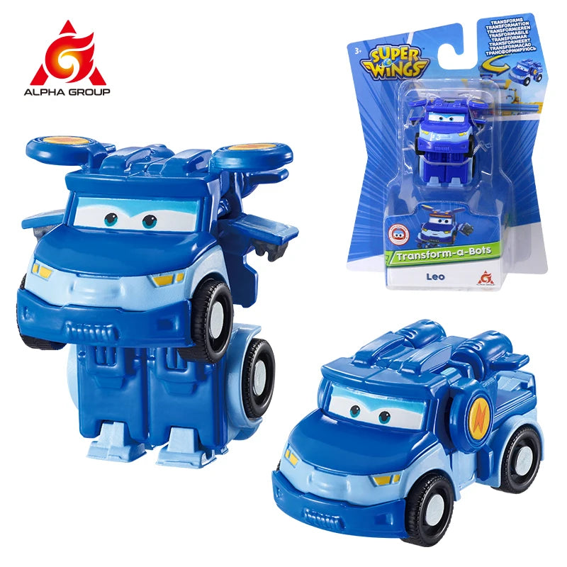 36 Types Super Wings 2" Scale Mini Transforming Anime Deformation Plane Robot Action Figures Transformation Toys For Kids Gifts