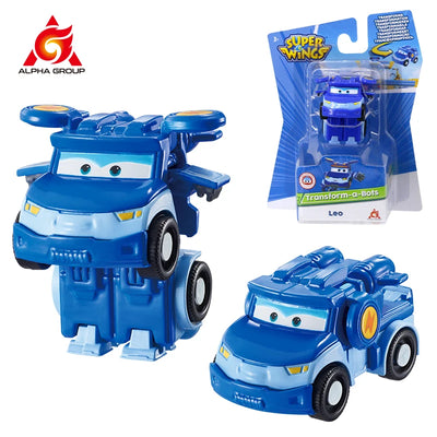 36 Types Super Wings 2" Scale Mini Transforming Anime Deformation Plane Robot Action Figures Transformation Toys For Kids Gifts