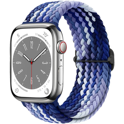 Braided Solo Loop For Apple watch band 45mm 44mm 40mm 49mm 38 41mm Elastic correa bracelet series 8 9 5 4 3 SE 6 7 Ultra 2 strap