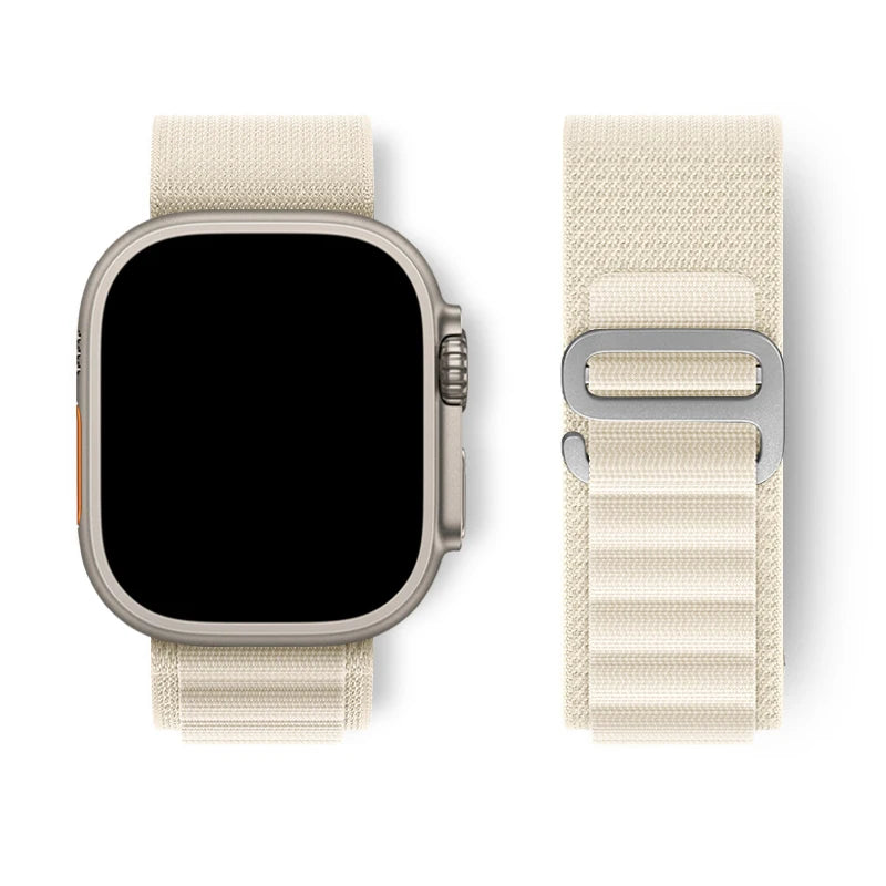 Alpine loop Strap for Apple watch Ultra Band 49mm 45mm 46mm 44mm 41mm 42mm 40mm Nylon bracelet correa series 10 9 8 7 SE 6 5 4 3