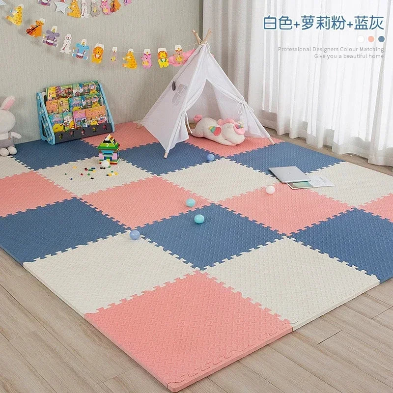 Foam Baby Play Mat Puzzle Mats Kids Interlocking Exercise Tiles Rugs Floor Tiles Toy Carpet Soft Carpet 30*30*1cm Goma Eva Floor