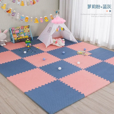 Foam Baby Play Mat Puzzle Mats Kids Interlocking Exercise Tiles Rugs Floor Tiles Toy Carpet Soft Carpet 30*30*1cm Goma Eva Floor