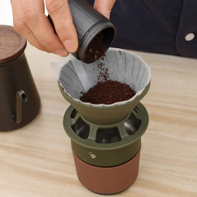 Portable Collapsible Coffee Filter Silicone Drip Coffee Tea Holder Funnel Basket Reusable Tea Pot Cake Cup Coffee Filter Dripper