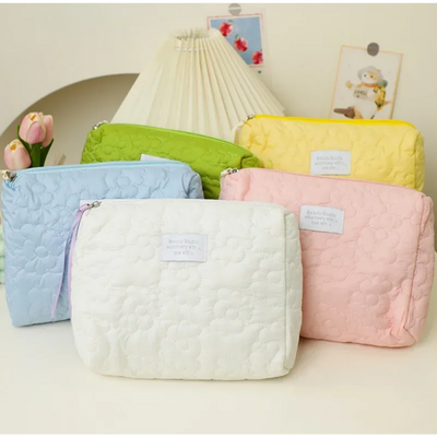 2024 NEW FLOWER PATTERN MAKEUP BAG – COSMETIC TOILETRY ORGANIZER ZIPPER TRAVEL POUCH FOR WOMEN