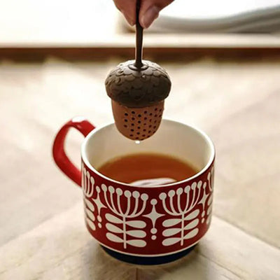 1pc Acorn Mini Tea Strainer Silicone Tea Drainer Pinecone Tea Brewer Silicone Tea Brewer