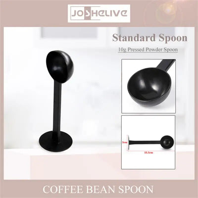 Portable Stand Coffee Spoon Tamping Scoop 2 in 1 for Coffee Powder Coffeeware Measuring Tamper Spoon Plastic Kitchen Accessories