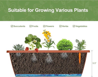 Vertical Garden Bed, 5th Floor, Vertical Elevated Garden, Flower Pot, Outdoor Herbal Garden, Flower Pot, Layered Flower Pot Box