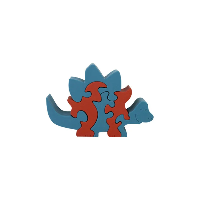 Hot Sell New Baby Silicone Animal Puzzle Kids Silicone Geometry Matching Board Baby Sensory Educational Toys