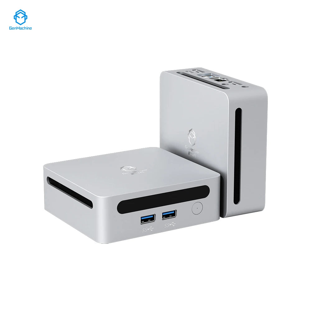GenMachine Mini PC AMD Ryzen5 4700U Ryzen7 4800H 4700U 4800U  Windows 11 Ryzen DDR4 64GB WiFi6 gaming pc Diy Gaming Computer