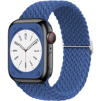Braided Solo Loop For Apple watch band 45mm 44mm 40mm 49mm 38 41mm Elastic correa bracelet series 8 9 5 4 3 SE 6 7 Ultra 2 strap