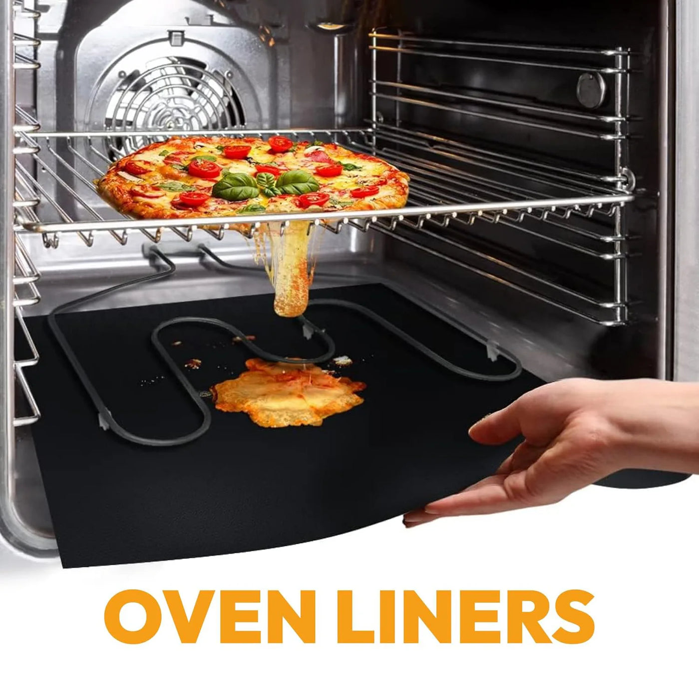 BBQ Baking Cooking Baking Mat Oven Reusable Non-stick Protective Mat Outdoor Indoor Suitable for Heat Resistant Grill Mat
