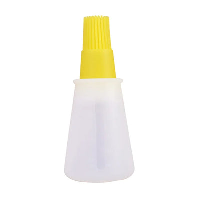 1 Pcs Portable Silicone Oil Bottle with Brush Grill Oil Brushes Liquid Oil Pastry Kitchen Baking BBQ Tool Kitchen Tools for BBQ