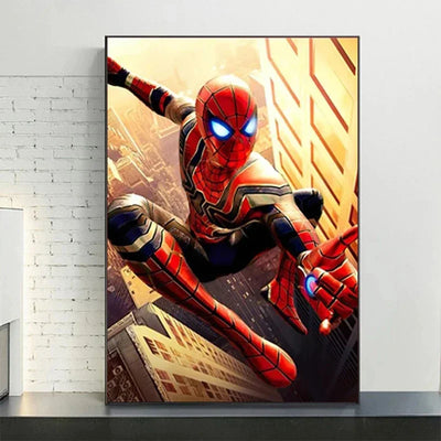 Marvel Avengers Superheroe Canvas Painting Spider Man Serie Movie Wall Art Poster Mural Picture Children Room Home Decor Cuadros