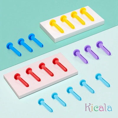 Montessori Nail Screw Games Fine Motor Training Toys Sensory Learning Color Cognition Set Educational Toys For Autistic Kids