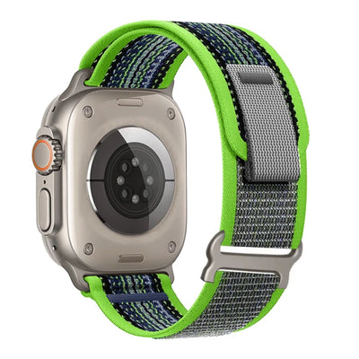 Trail Strap For Apple Watch Ultra 2 Band 49mm 45mm 44mm 42mm 40mm 41mm 38mm Nylon bracelet correa iwatch series10 9 8 7 6 5 4 SE