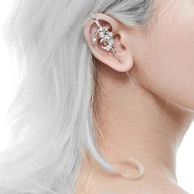 Novelty Star Moon Earring Elegant Fashion Dangle Stud For Daily Wear Earrings For Women Earrings Women's Earrings Jewelry