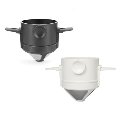 Coffee Filter Folding Hand Brewed Coffee Dripper Cone for Drip Reusable Coffee/Tea Holder Funnel Paperless Pour Over Holder