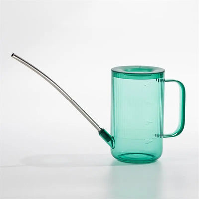 Long Spout Watering Can - Stainless Steel With Transparent Scalefor Precise Watering Of FlowersPotted Plants, And Greenery