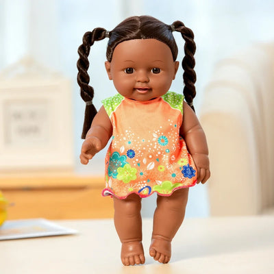 Realistic Baby Doll for Baby, Silicone Doll Figure, Soft Rubber Toy for Role-playing Sleeping and Dress-up, Kids Christmas Gifts