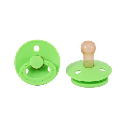 Baby Pacifier Silicone Baby Pacifiers Bibs Pacifier Clip Chain Newborn Boy Girl Candy Color Nipple Dummy Pacifier Soother 0-3Y