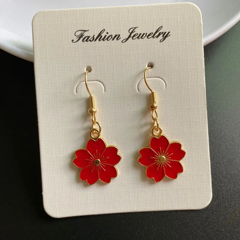 Korean Fashion Flower Pendant Necklace for Girl Women White Yellow Color Trendy Choker Necklace Gift for Summer Wholesale