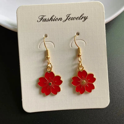 Korean Fashion Flower Pendant Necklace for Girl Women White Yellow Color Trendy Choker Necklace Gift for Summer Wholesale
