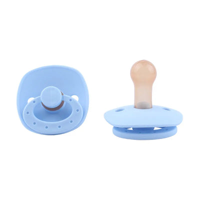 Baby Pacifier Silicone Baby Pacifiers Bibs Pacifier Clip Chain Newborn Boy Girl Candy Color Nipple Dummy Pacifier Soother 0-3Y