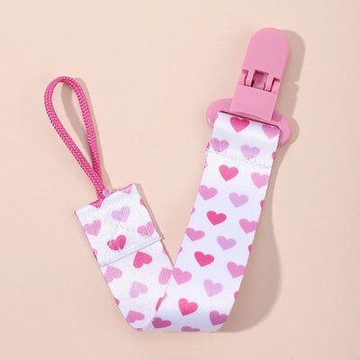 1PC BABY CARTOON PACIFIER CLIP CHAIN WITH FIXED BUTTON, ANTI-DROP BUCKLE STRAP, SOOTHER CHAIN FOR BABY FEEDING GIFT