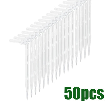 Transparent 1/4'' Bend Arrow Dripper Regulating Micro Drip Irrigation Kit Garden Water Connector 4/7mm Hose Dripper Greenhouse
