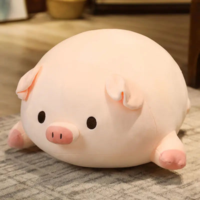 Pig Plush Toy Throw Pillows Kawaii Cartoon Animal Stuffed Soft Doll INS Birthday Gift for Girls Kids Children PP Cotton