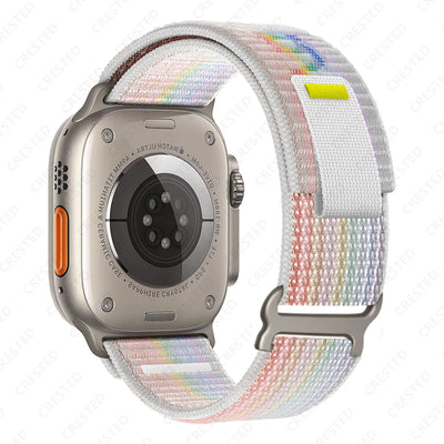 Trail Strap For Apple Watch Ultra 2 Band 49mm 45mm 44mm 42mm 40mm 41mm 38mm Nylon bracelet correa iwatch series10 9 8 7 6 5 4 SE
