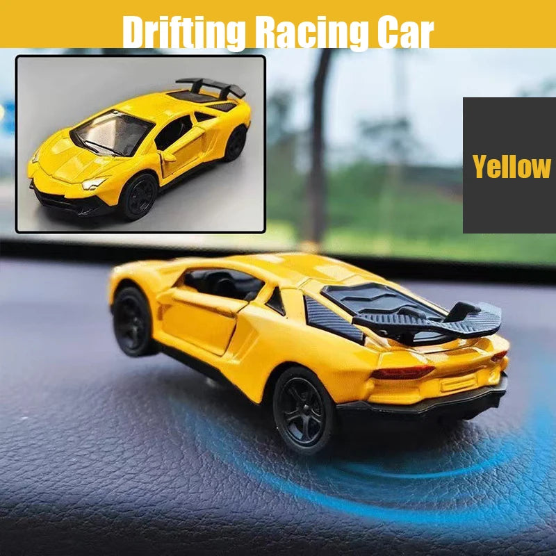 DRIFTING CAR DASHBOARD ORNAMENT – FUN MOVING VEHICLE DECORATION