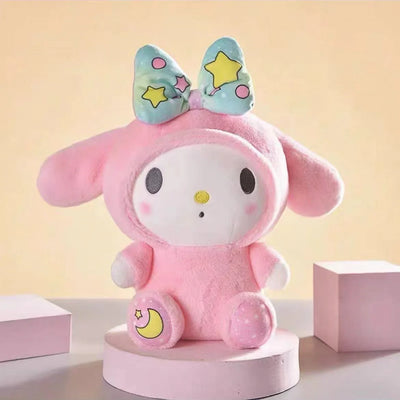Sanrio 25Cm Anime Kuromid Toys Kawaii Mymelody Cinnamorol Plush Soft Stuffed Animals Doll Plushie Pillow Xmas Gift Decor