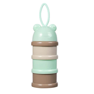 3-Layer Cartoon Baby Formula Milk Storage Container for Portable Travel - Essential Cereal Powder Dispenser