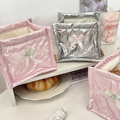 Children's Toy Storage Baby Diaper Clothes Toys Organizing Bag Crib Storage Bag Multi-Purpose Storage Basket Box
