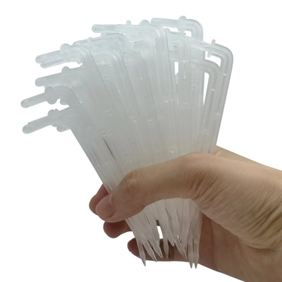Transparent 1/4'' Bend Arrow Dripper Regulating Micro Drip Irrigation Kit Garden Water Connector 4/7mm Hose Dripper Greenhouse