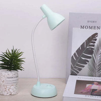 LED Eye Protection Book Night Light Adjustable Angle Mini Clip-On Study Desk Lamp AA Battery USB Plug-in for Bedroom Reading