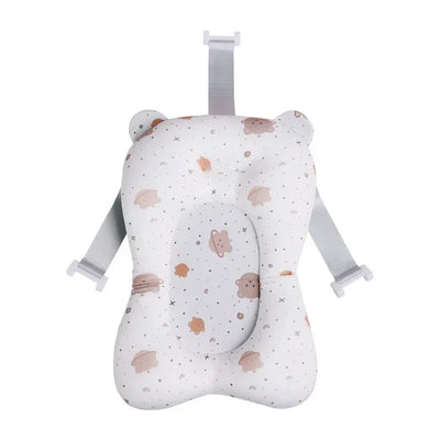 Baby Shower Bath Tub Pad Non-Slip Newborn Bathtub Mat Safety Nursing Foldable Support Comfort Body Cushion Mat Pillow Cartoon