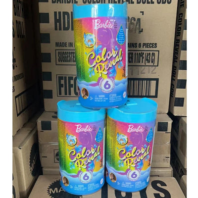 Barbie Model Surprise Change Color Blind Box Soak Toys Mermaid Girl Princess Chelsea Water Soluble Cross-dressing Play House