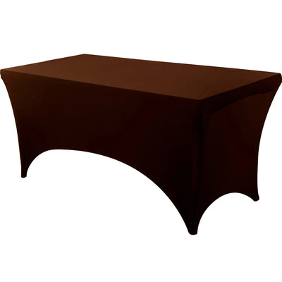 Spandex Rectangle Table Cloth Lycra, Washable and Wrinkle Resistant Table Cover Fitted for Event, Wedding Banquet Party