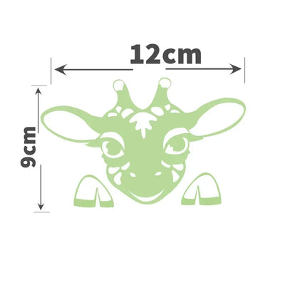 Cartoon Glow in the Dark Sticker Light Switch Sticker Luminous Wall Stickers Decal for Kids Room Decoration Home Decor Cat Fairy