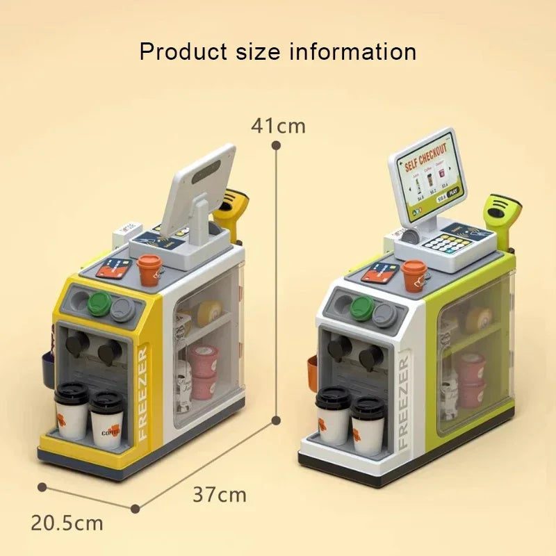 Children's Simulation Home Supermarket, Shopping Cash Register Toy, Puzzle Selling Store, 3 4 5 6 7 8 Years Old Girls Gift