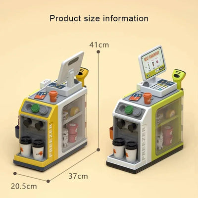 Children's Simulation Home Supermarket, Shopping Cash Register Toy, Puzzle Selling Store, 3 4 5 6 7 8 Years Old Girls Gift