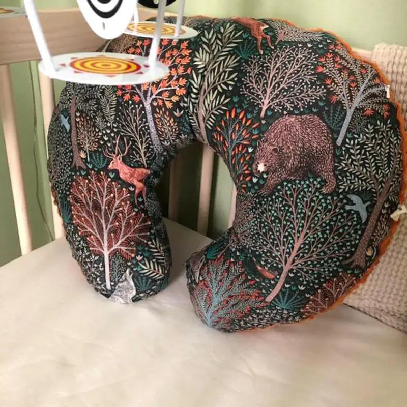Newborn Baby Nursing Pillows Cover U-shaped Nursing Pillowcase Breastfeeding Pillow Detachable Infant Feeding Cushion Cover