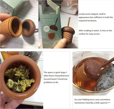 Mini Tea-Filter Silicone Tea Glass New Tea-Filter Pine Nut Tea Making Machine Silicone Making Tool For Drinking-Tea