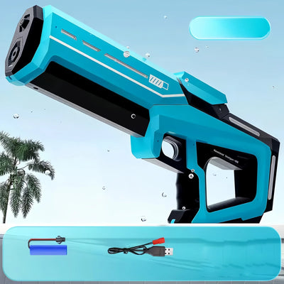 Kids Electric Water Gun Toys Summer Outdoor Beach Battle Game Full Automatic Induction Absorb Water Spray Guns for Children Gift