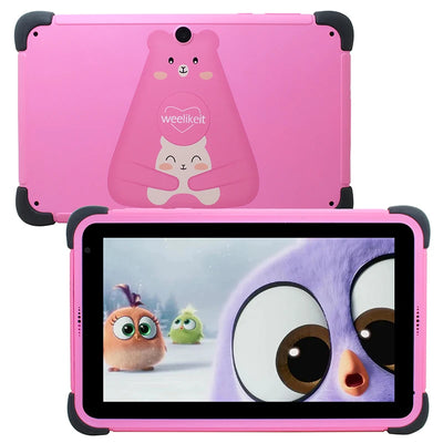 Used Tablets 7'' Android Children Tablet  2GB 32GB 4-Core Tablet for Kids 1024x600 IPS Dual Wifi 5G 3000mAh NO Tab Holder
