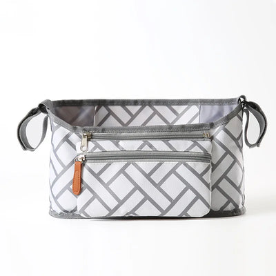 Baby Stroller Storage Bag Mommy Large Capacity Travel Hanging Bag Phone Bottle Holder Pram Diaper Bags Baby Stroller Accessories